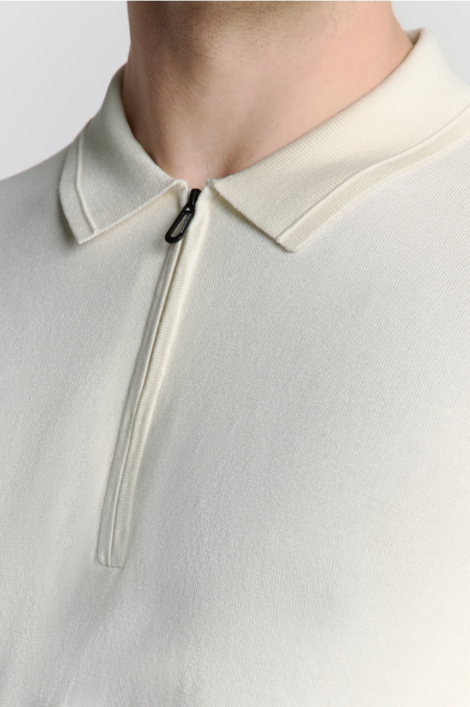 POLO MET KORTE MOUWEN 27210352 011 OFFWHITE